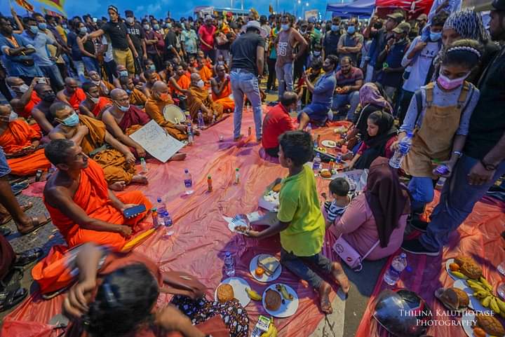 Sri Lanka protest 
